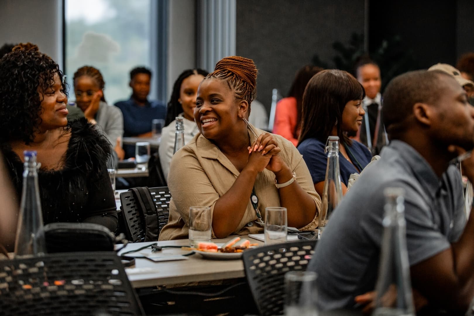 Architectural detail of curved structure