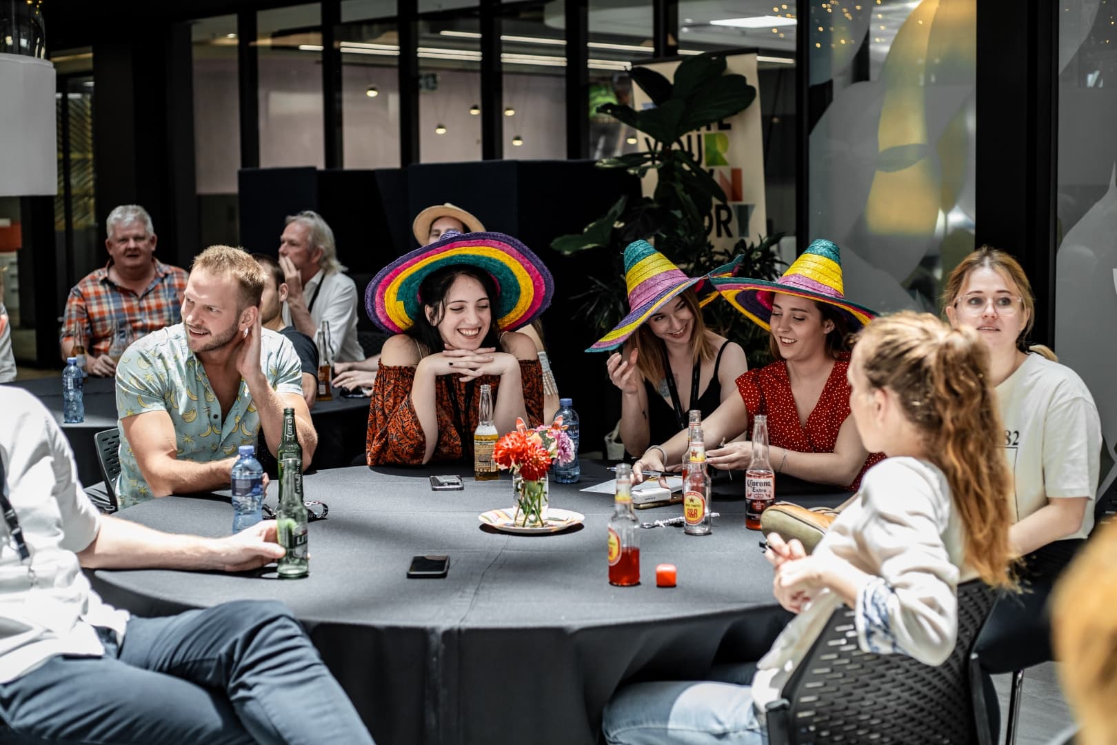 Architectural detail of curved structure